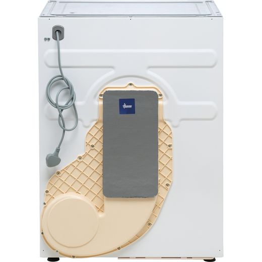 Hoover H-DRY 300 BATD H7A1TE-80 Integrated Wifi Connected 7Kg Heat Pump Tumble Dryer - White - Back shot